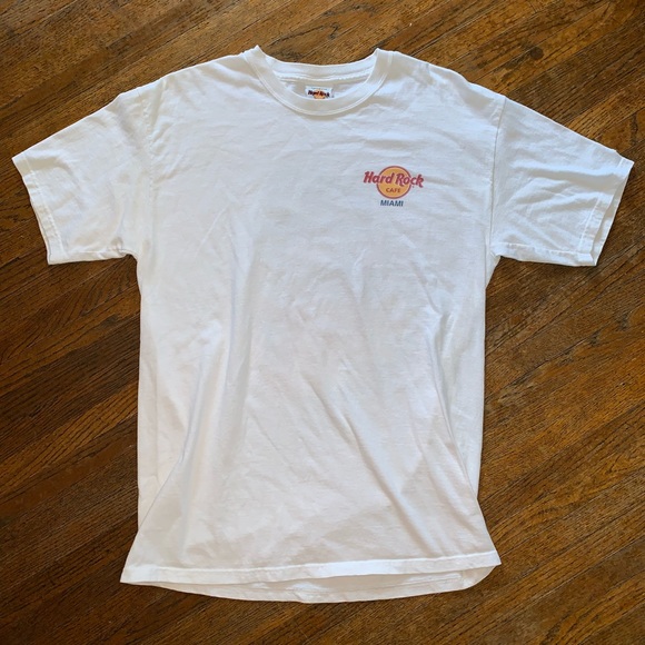 VTG 90s Hard Rock Cafe Miami City Shirt Size M - Picture 5 of 8